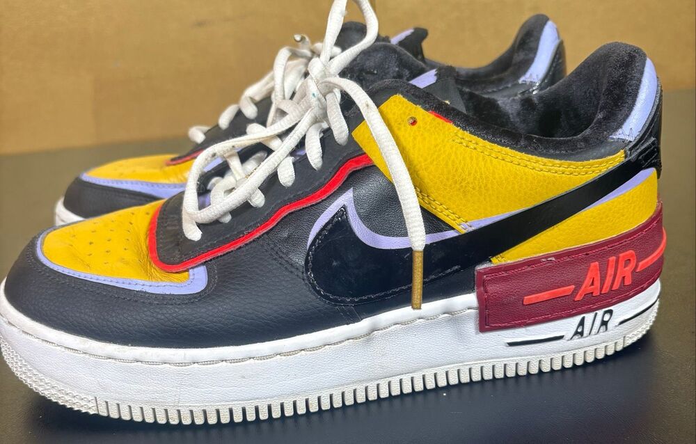 Nike Air Force AF1 Shadow Sisterhood Womens Size 9 Dark Sulfur D06114-700